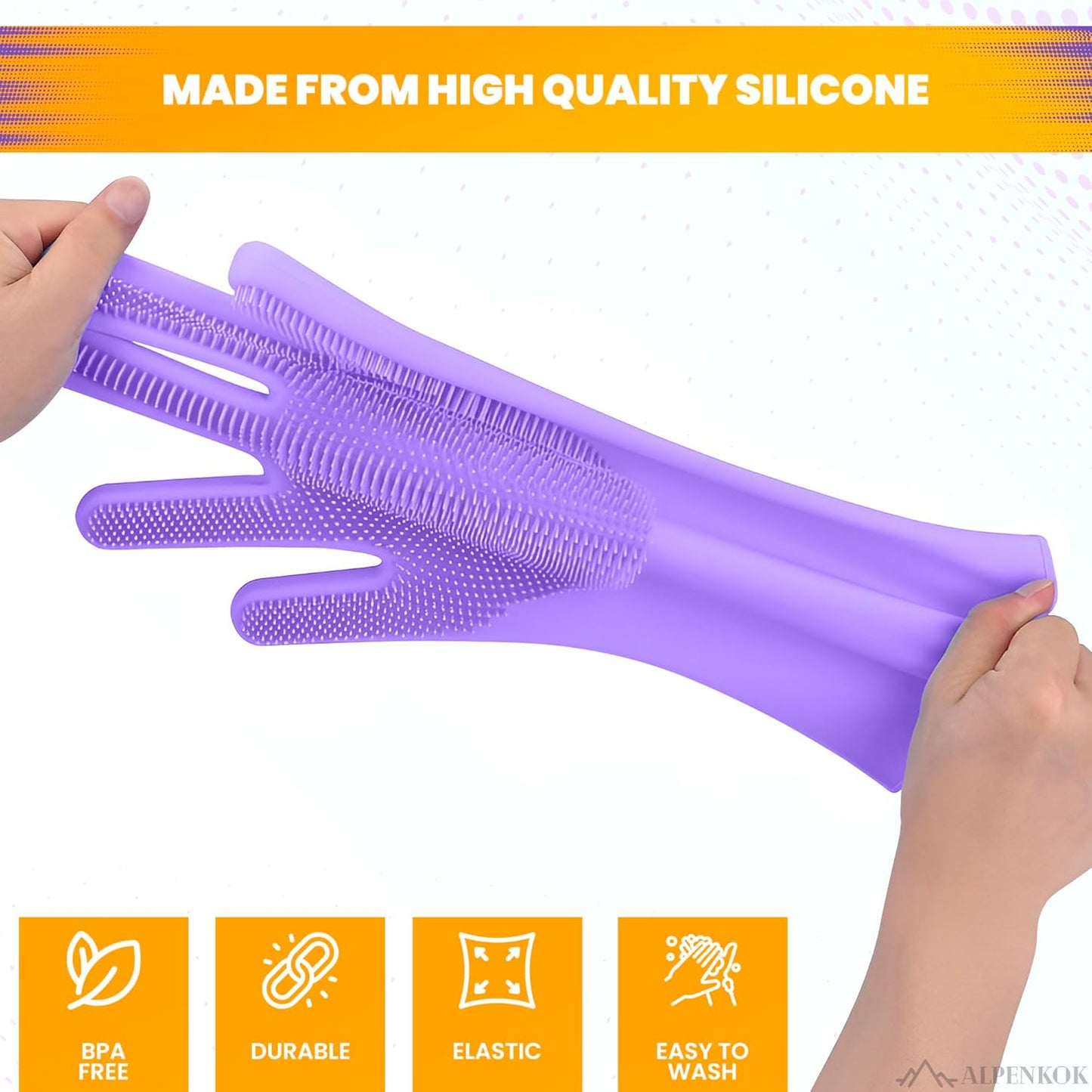 Silicone Scrubber Cleaning Gloves™