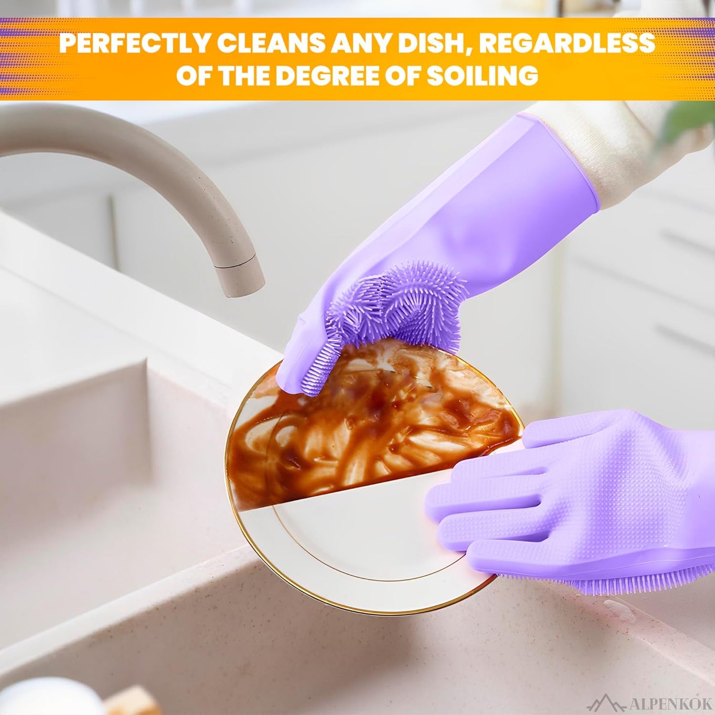 Silicone Scrubber Cleaning Gloves™
