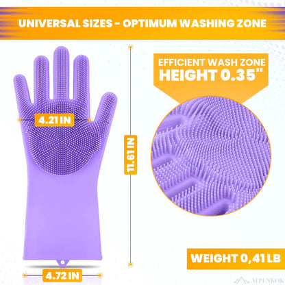 Silicone Scrubber Cleaning Gloves™